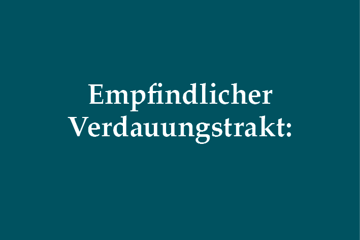 spezialisierte Ernährung bei empfindlichen Verdauungstrakt Chihuahuas Verdauung